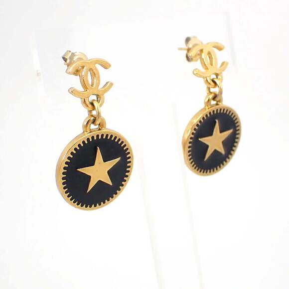 CHANEL Gold Earrings
